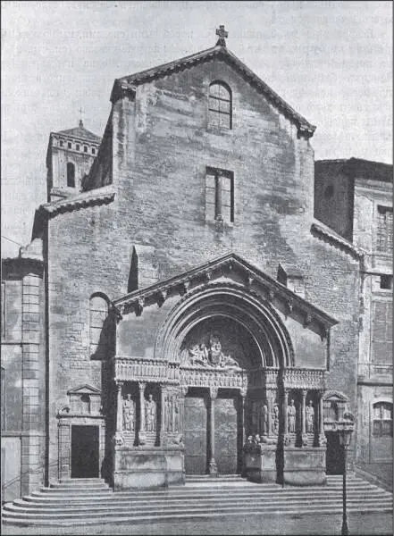Рис 158 Фасад церкви св Трофима в Арле С фотографии Жиродона На юге - фото 161
