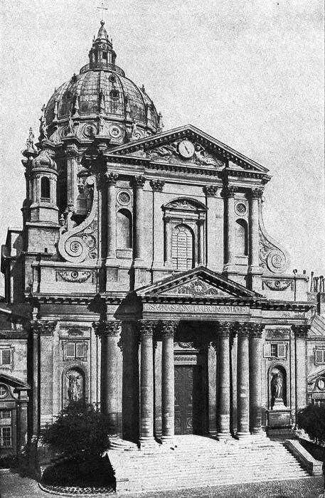 Рис 113 Франсуа Мансар Церковь ВальдеГрас в Париже По фотографии Леви в - фото 113