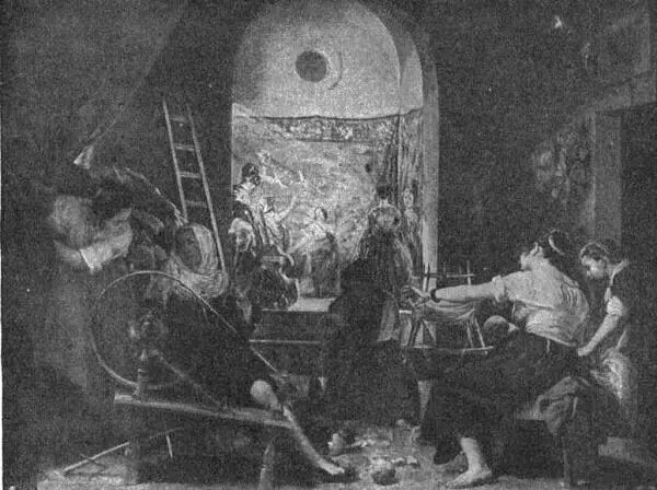Рис 141 Ткачихи ковров Картина Веласкеса в Прадо в Мадриде По фотографии - фото 141