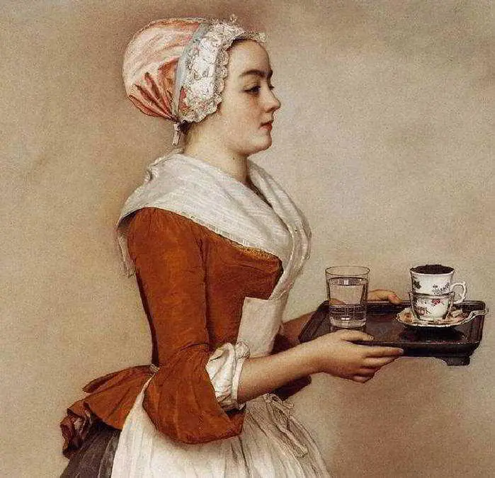 Шоколадница Жан Этьен Лиотар Соперник Латура женевец 17041789 - фото 212