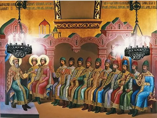 Князь с сыновьями Роспись Грановитой палаты Свидетельством высокого - фото 159