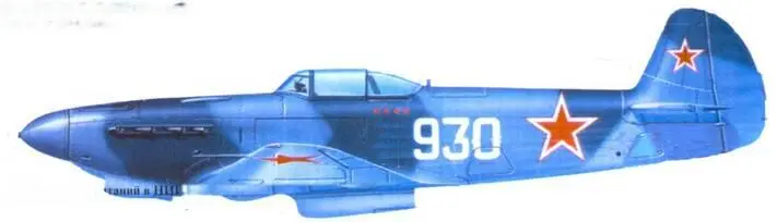 Як9 из 976 ИАП Прибалтийский фронт март 1944 года Як7Б во время - фото 113