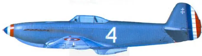 Як3 из полка НормандияНеман Франция 1945 г Як3 с ВК108 1945 г - фото 119