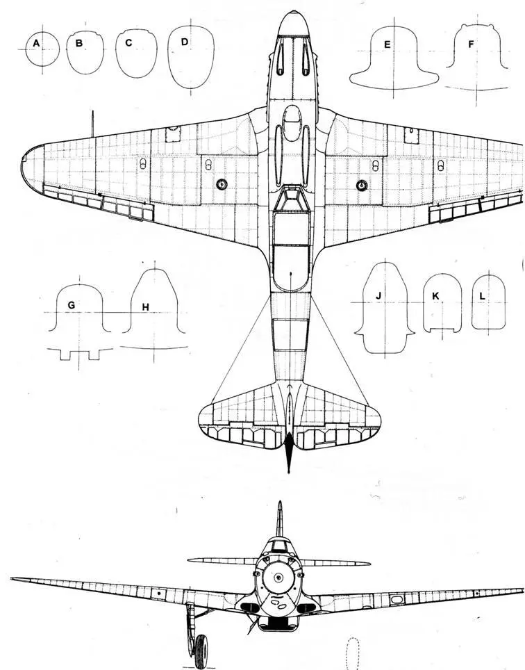 Як9П цельнометаллический Як9П 1943 г Як9ДД - фото 62