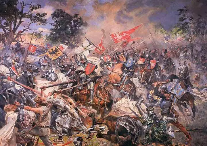 Битва при Грюнвальде Художник В Коссак Великий князь Литовский Витовт на - фото 15