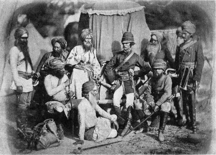 17 Офицеры и солдатысикхи 1858 г Внушительные союзники британцев сикхи - фото 18