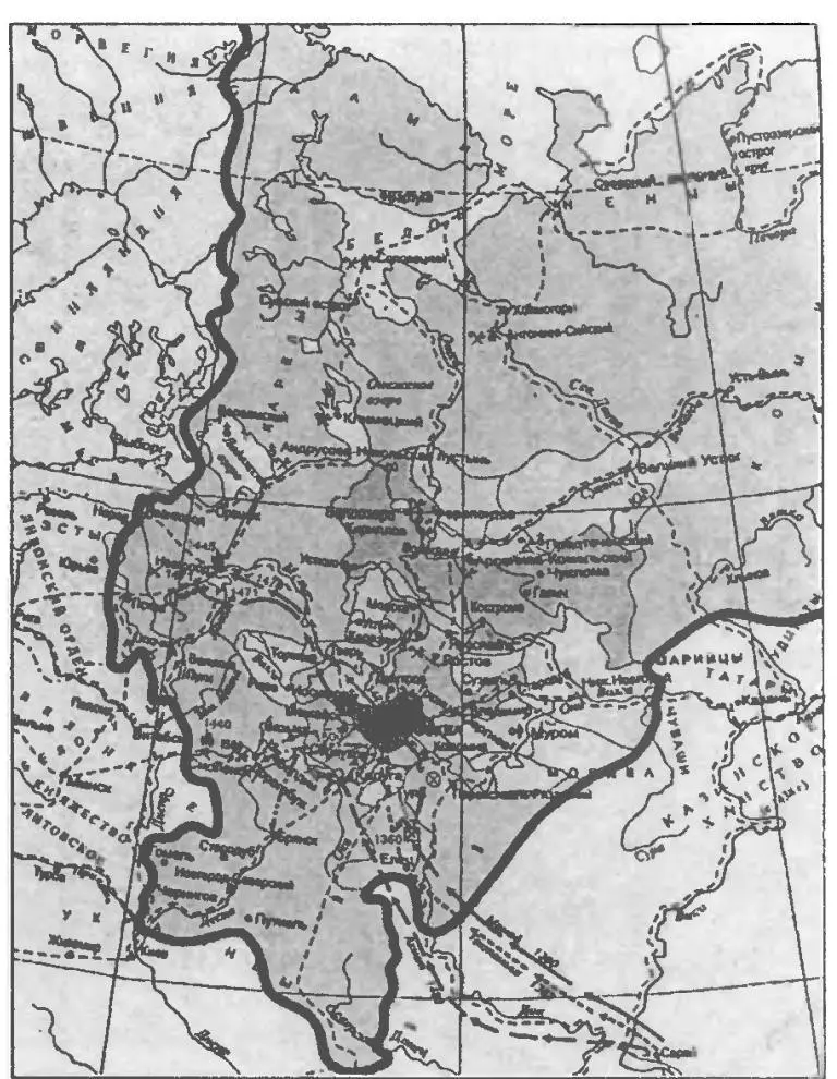 6 Границы XIV XV в 7 Границы XVII в 8 Границы XVIII в - фото 7