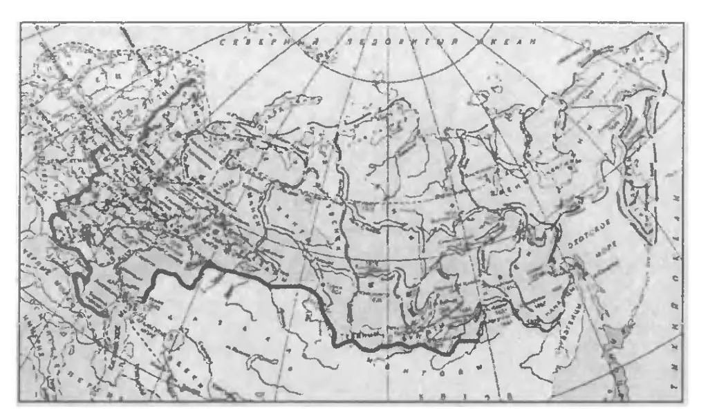 7 Границы XVII в 8 Границы XVIII в 9 Границы Российской - фото 8