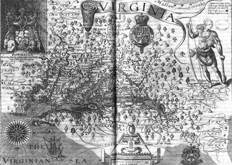 Карта Виргинии Д Смит 1612 г Штурм Картахены в марте 1741 года обернулся - фото 4