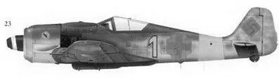 23 Fw190A7 желтая 1 командира 3JG11 оберлейтенанта ГансаГенриха - фото 83