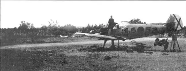 Пристрелка пулеметов на Bf109 16 августа лейтенант Ремпел из 2 J88 сбил - фото 140