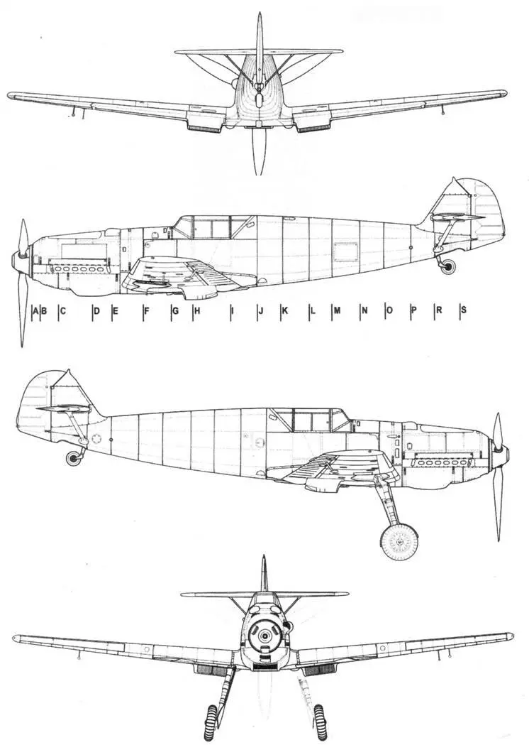 Bf109 E0 Bf109 E0 Bf109 Е1 Bf109 E1 - фото 108
