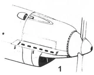 1 Капот Bf109 В1 первых серий 2 Капот Bf109 В1 последних серий - фото 64