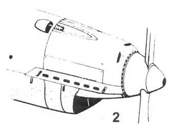 2 Капот Bf109 В1 последних серий 3 Укороченные выхлопные патрубки - фото 65