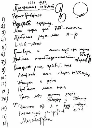 Программа на 16 лет которую Сахаров составил для себя в 1966 году Думая о - фото 11