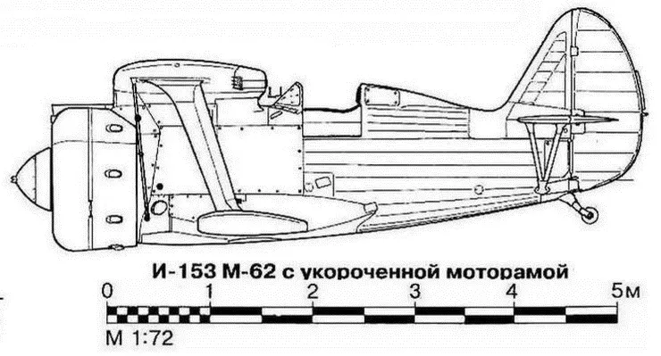 Истребитель И153 Чайка - фото 87