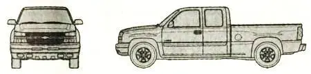 Технические характеристики GMC Sierra 43 i V6 Cl500 Тип кузова пикап - фото 52
