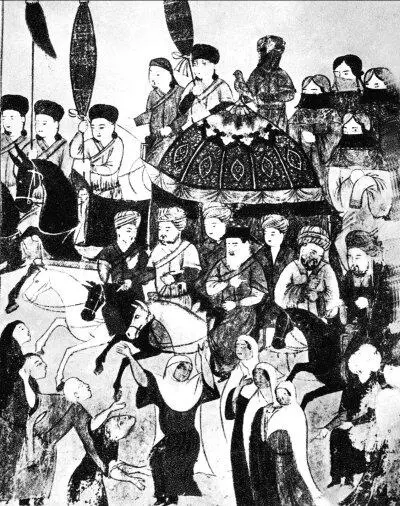 Выезд Менгукаана Китайская миниатюра XIII в Батый однако явно недооценил - фото 60