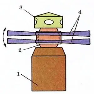 Схема вертолетаодуванчика 1 фюзеляж 2 соединительный цилиндр 3 - фото 7