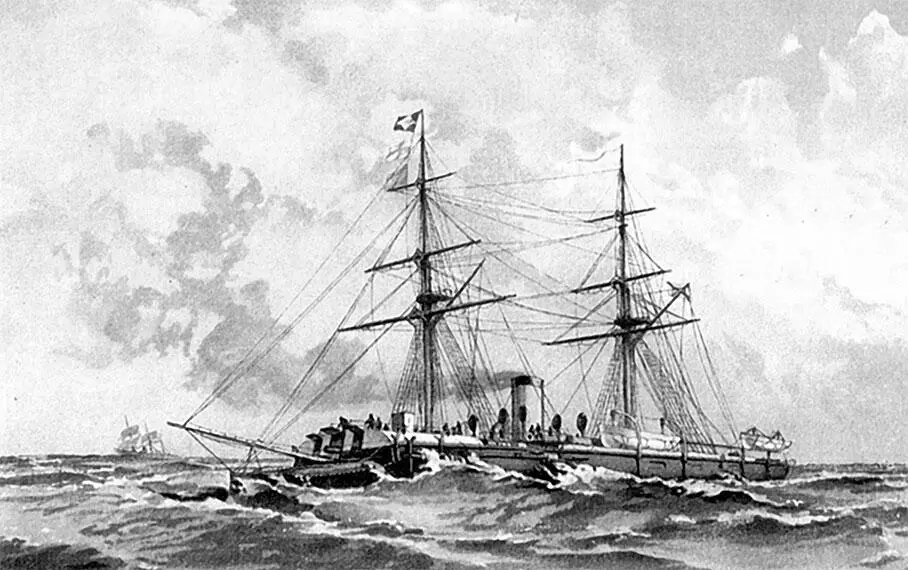 Канонерская лодка Сивуч Художник В Игнациус Мореходная канонерская лодка - фото 41