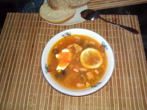 По вкусу приблизилась к моему идеалу солянки который подавали в кафе на моей - фото 53