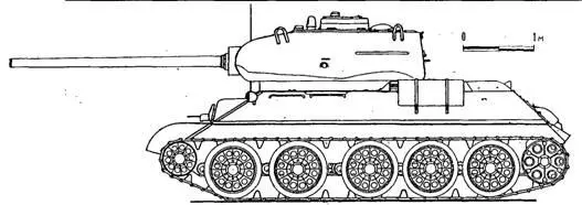 Т34 с 85мм пушкой Д5Т Постановлением ГКО от 23 января 1944 года танк - фото 21