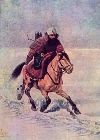 Гонец XVI в с картины В Шварца Необходимость спешно доставлять сообщения - фото 38