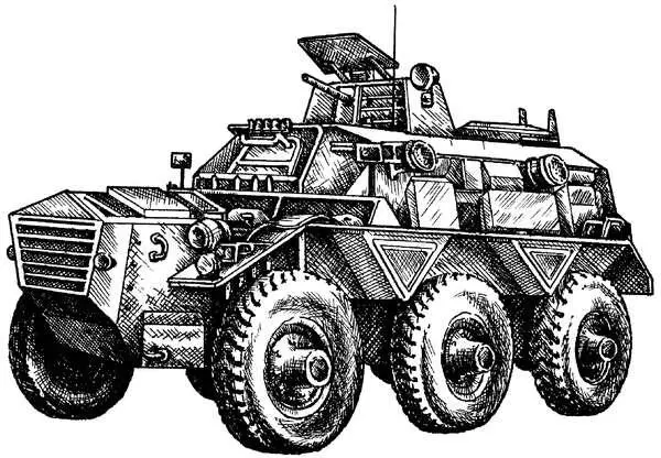 Рис 34 Колесный бронетранспортер F V 603 Сарацин Мощность двигателя - фото 34
