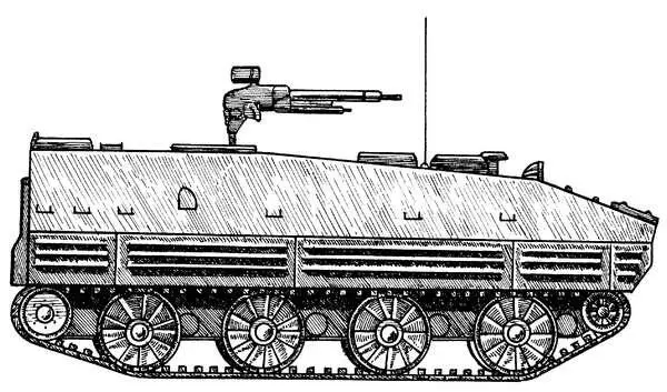 Рис 38 Гусеничный бронетранспортер YW531 Корпус машины выполнен из катаных - фото 38