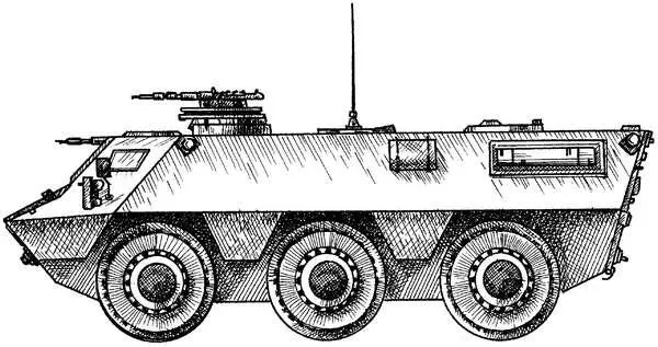 Рис 59 Колесный бронетранспортер BMR600 В средней и кормовой части - фото 59