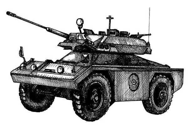 Рис 80 Боевая разведывательная машина Фокс Колесная формула Фокса 4 - фото 80
