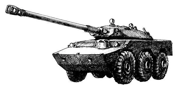 Рис 81 Боевая разведывательная машина AMX10RC Отличительной особенностью - фото 81