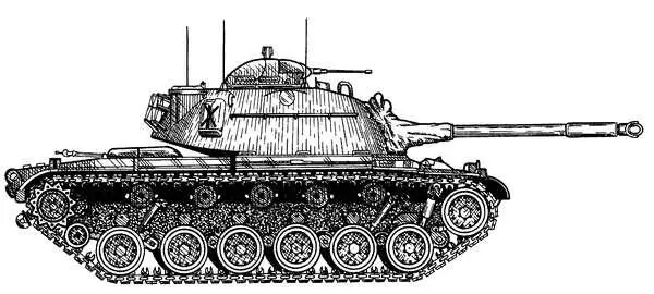 Рис 107 Танк М48А1 С августа 1953 года на башни М48 стали устанавливать - фото 107