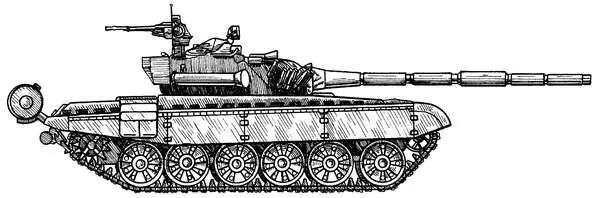 Рис 132 Танк Т72А Новая машина отличалась усиленной по сравнению с - фото 134