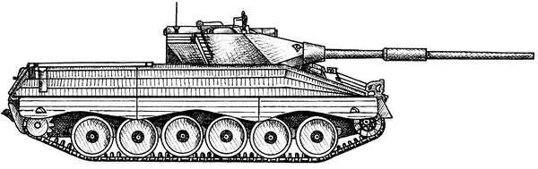 Рис 134 Танк Ikv91 Основное вооружение танка это нарезная пушка Кv90S73 - фото 136