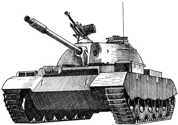 Рис 144 Танк ТИП 69 Танк ТИП 69 имеет классическую систему компоновки - фото 146
