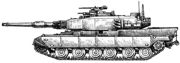 Рис 145 Танк90 Боевое отделение занимает среднюю часть корпуса В - фото 147