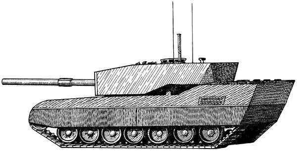 Рис 154 Танк TTD Моторнотрансмиссионное отделение расположено в задней - фото 156