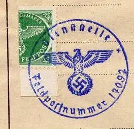 Марка разрезанная на вырезке Курляндия МАРКИ РАЗРЕШИТЕЛЬНЫЕ специальные - фото 88