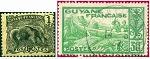Почтовые марки Французской Гвианы ФРАНЦУЗСКАЯ ГВИНЕЯGuinee Francaise б - фото 340