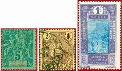 Почтовые марки Французской Гвинеи ФРАНЦУЗСКАЯ ЗАПАДНАЯ АФРИКАAfrique - фото 341