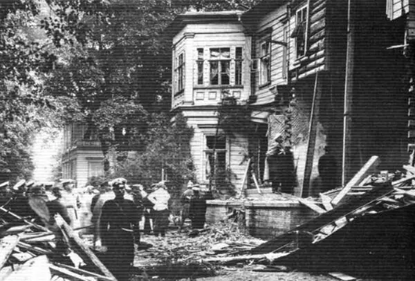 Дача П А Столыпина после взрыва СПб Аптекарский остров 12 августа 1906 г - фото 25