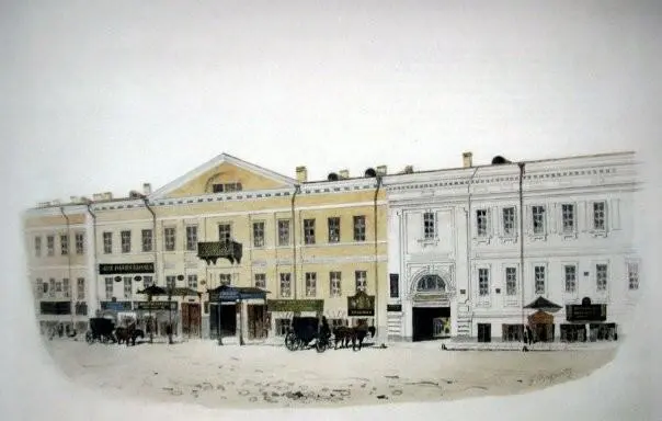 Петербургская улица Акварель Ф Баганца 50е годы XIX в После отставки на - фото 40