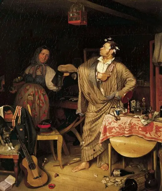Свежий кавалер Картина П Федотова 1846 г Описывая нрав господина - фото 61