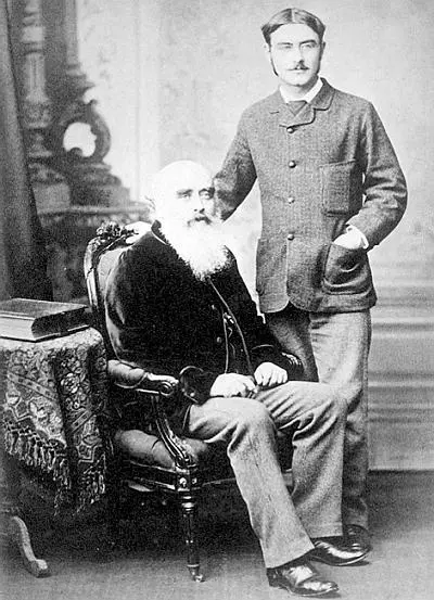 РД Киплинг и его отец ДжЛ Киплинг Редьярд Джозеф Киплинг1865 1936 - фото 67