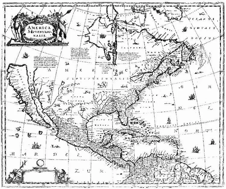 Карта 4 Северная Америка карта Хондиуса 1640 Следует также учитывать что - фото 9