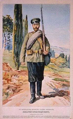 Государь император Николай II в походной солдатской форме русской армии 1911 - фото 85