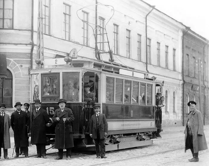Открытие трамвайной линии Архангельск 1916 год Последняя трамвайная сеть в - фото 40