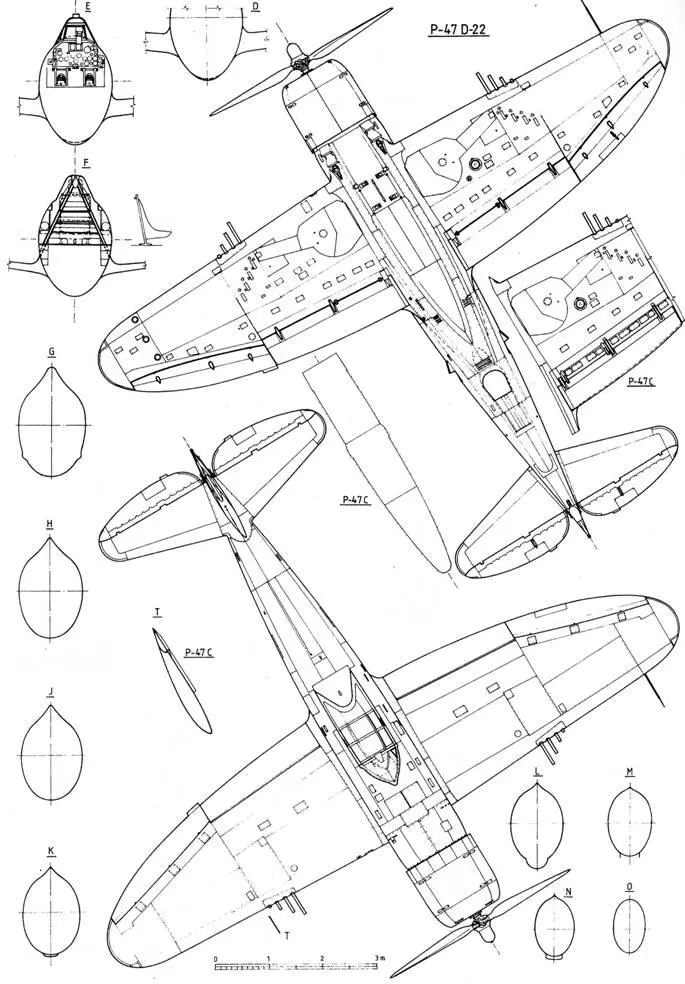 Р47 Thunderbolt Тяжелый истребитель США - фото 152