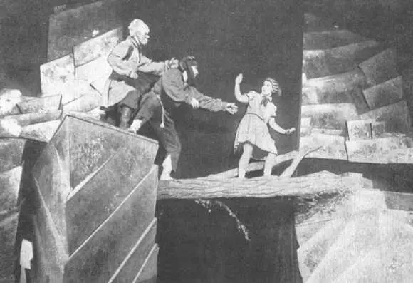 Сцены из спектакля Клад Ленинградский ТЮЗ 1933 г ΗП Акимов Эскизы - фото 48